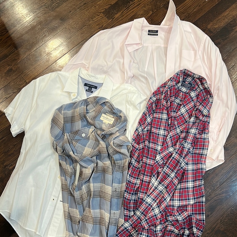 Men button down bundle Tommy Hilfiger, vineyard vines, Ralph Lauren, club room